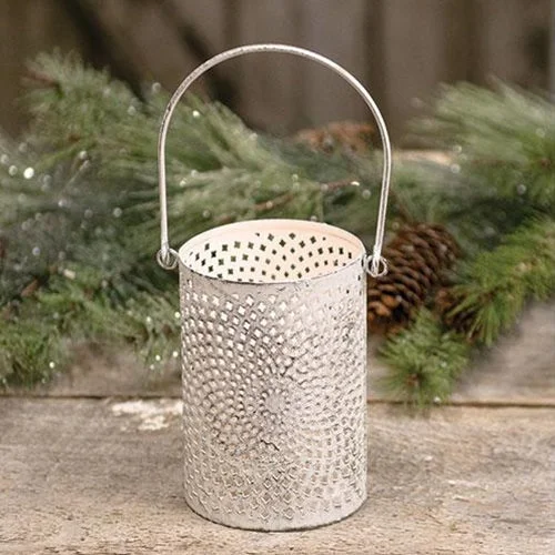 Shabby Chic Can Lantern Large