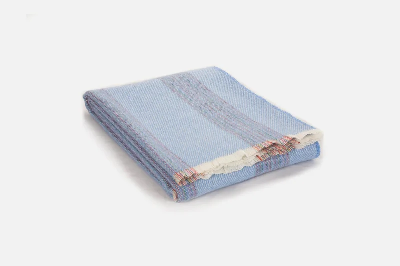 Wool blankets with natural warmth and insulationSky Seskin Lambswool Throw Blanket