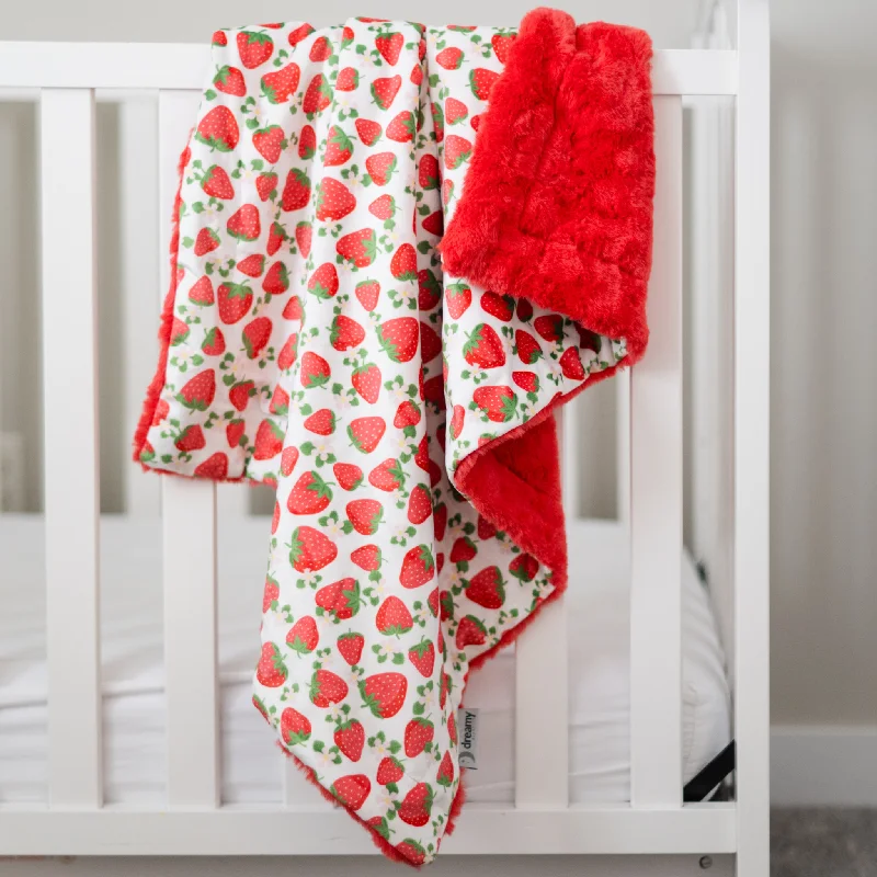 King - size blankets to cover large beds comfortablyStrawberry Fields Baby Blanket