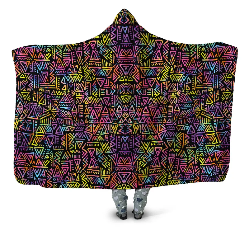 Rayon from bamboo blankets for a silky and breathable feelTribe Vibe Hooded Blanket