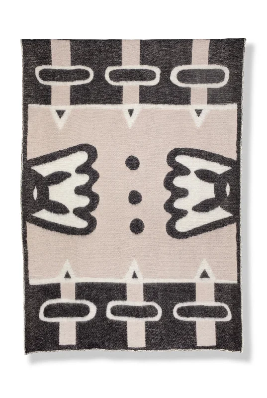 King - size blankets to cover large beds comfortablyWool Blanket "Peru" by Nathalie Du Pasquier & George Sowden